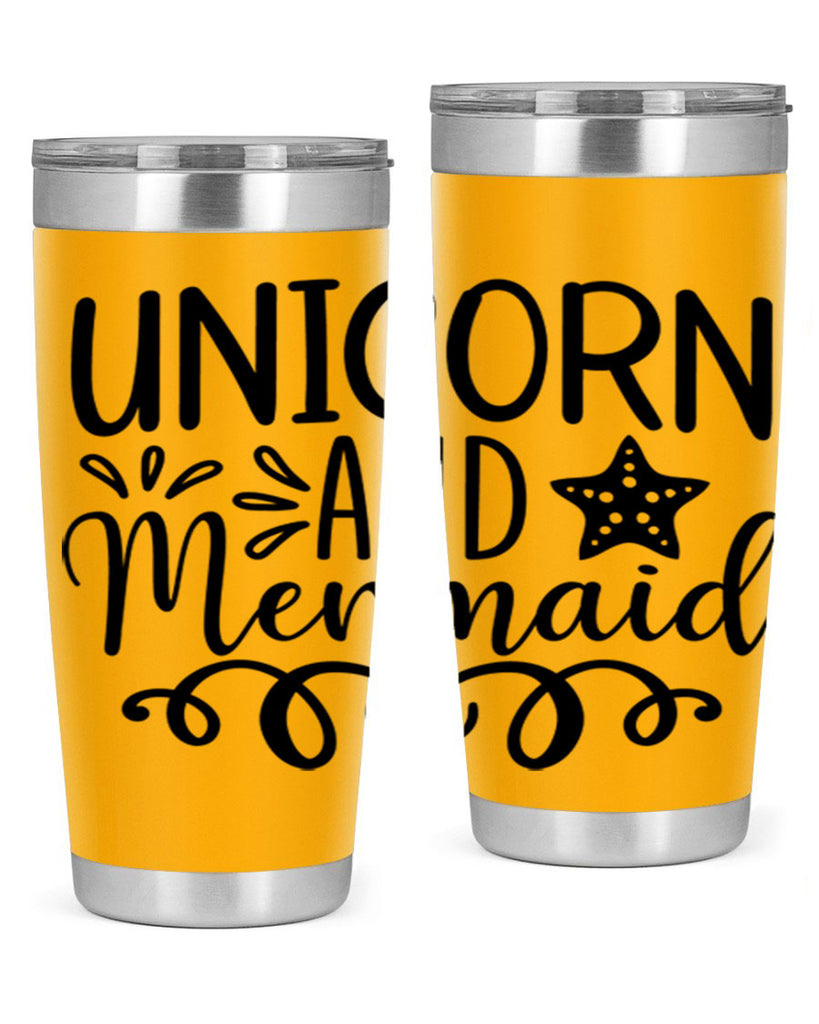 Unicorn And Mermaid 658#- mermaid- Tumbler