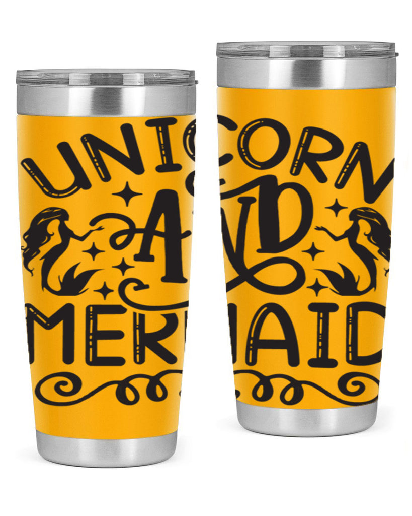 Unicorn and mermaid 660#- mermaid- Tumbler