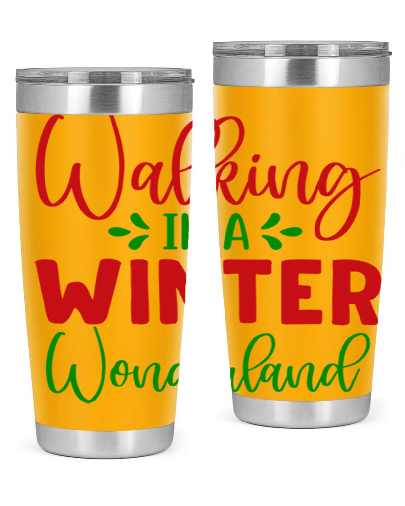 Walking in a Winter Wonderland 436#- winter- Tumbler