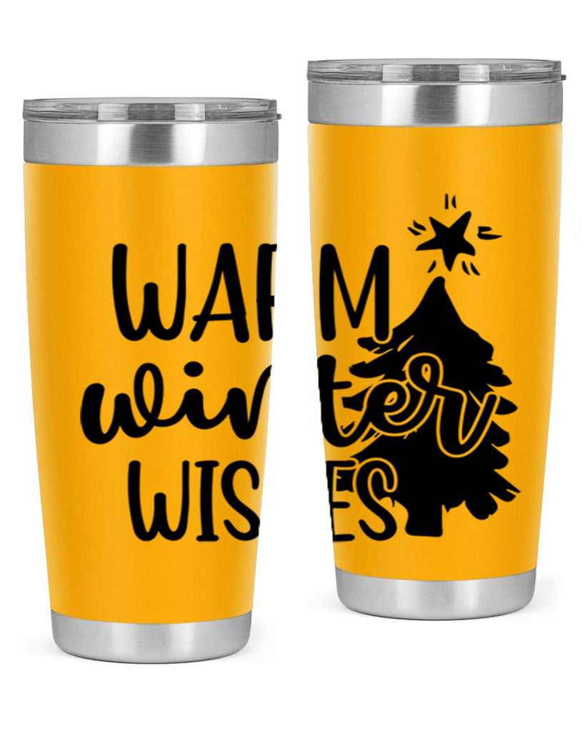 Warm Winter Wishes 451#- winter- Tumbler