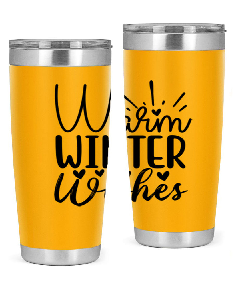 Warm Winter Wishes 454#- winter- Tumbler