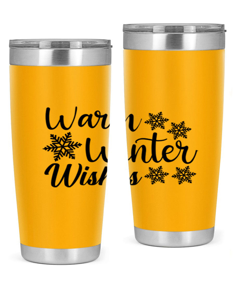 Warm Winter Wishes 466#- winter- Tumbler