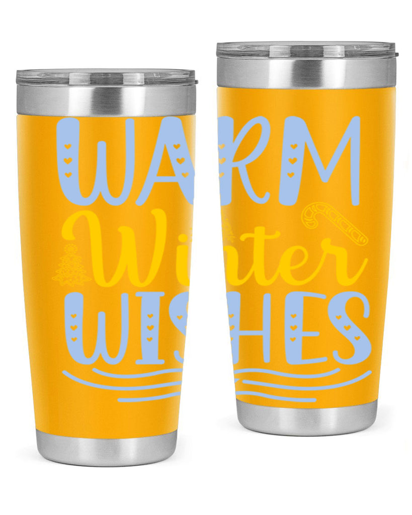 Warm winter wishes 449#- winter- Tumbler