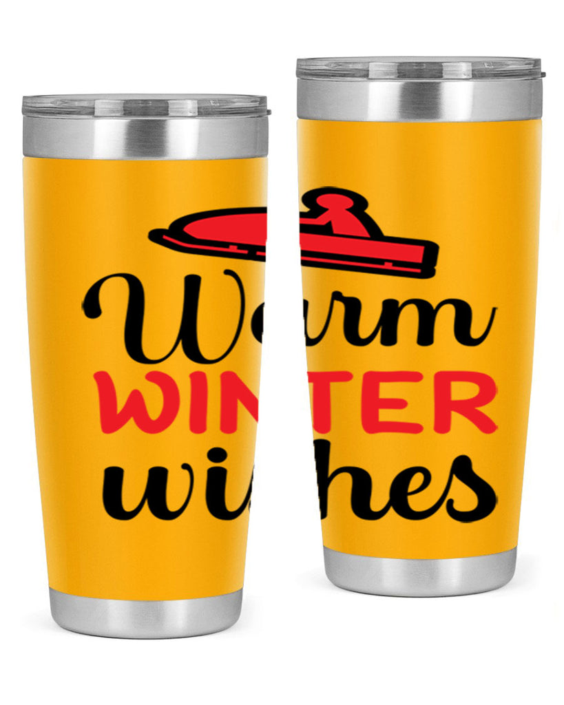 Warm winter wishes 452#- winter- Tumbler