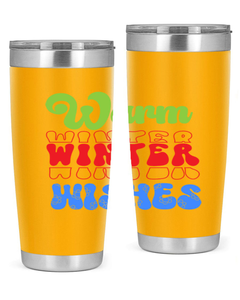 Warm winter wishes 458#- winter- Tumbler