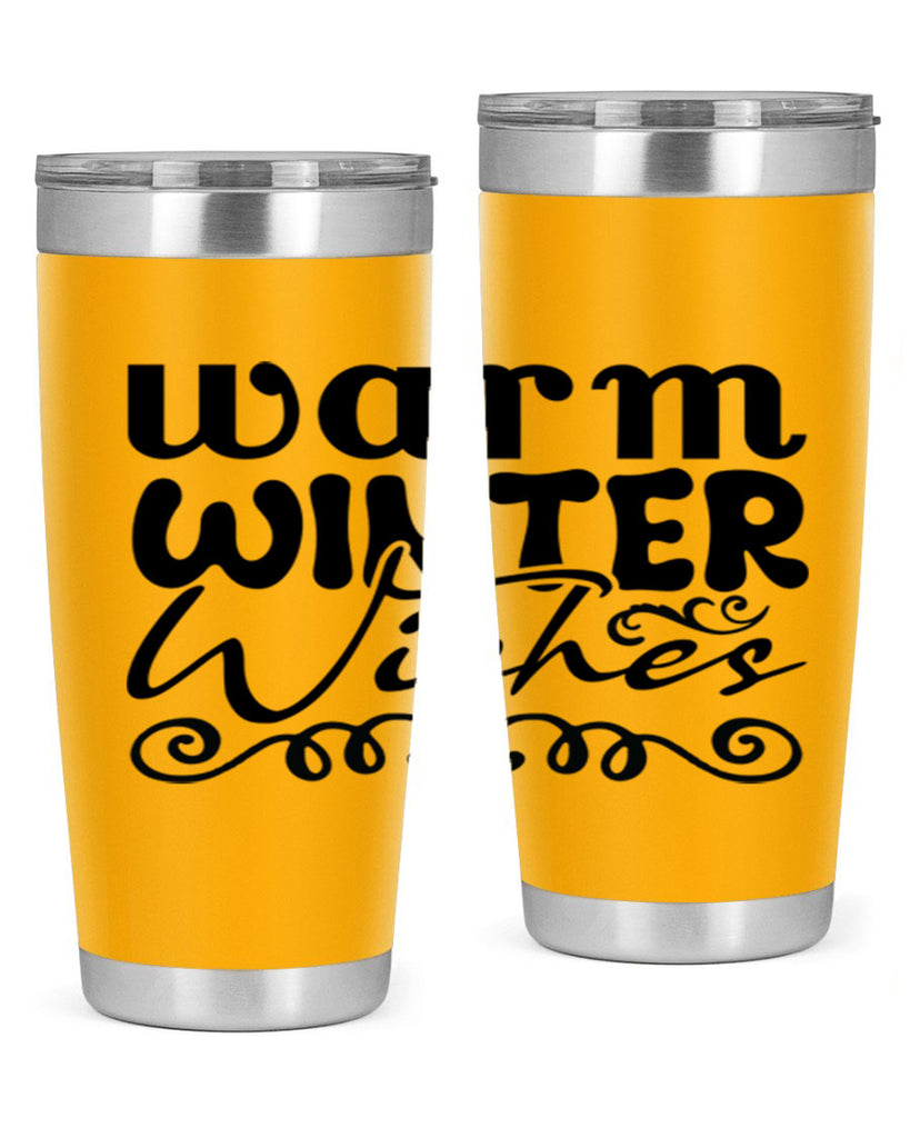 Warm winter wishes 461#- winter- Tumbler