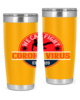 We Can Fight Corona Virus Est Style 11#- corona virus- Tumbler