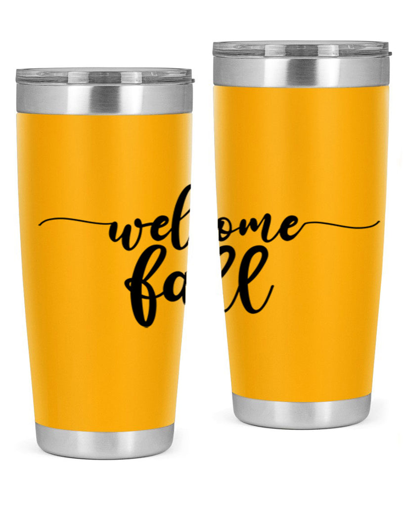 Welcome Fall 630#- fall- Tumbler