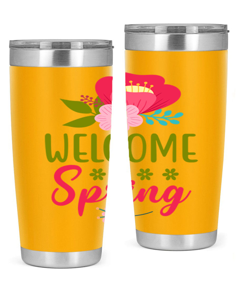 Welcome Spring 582#- spring- Tumbler