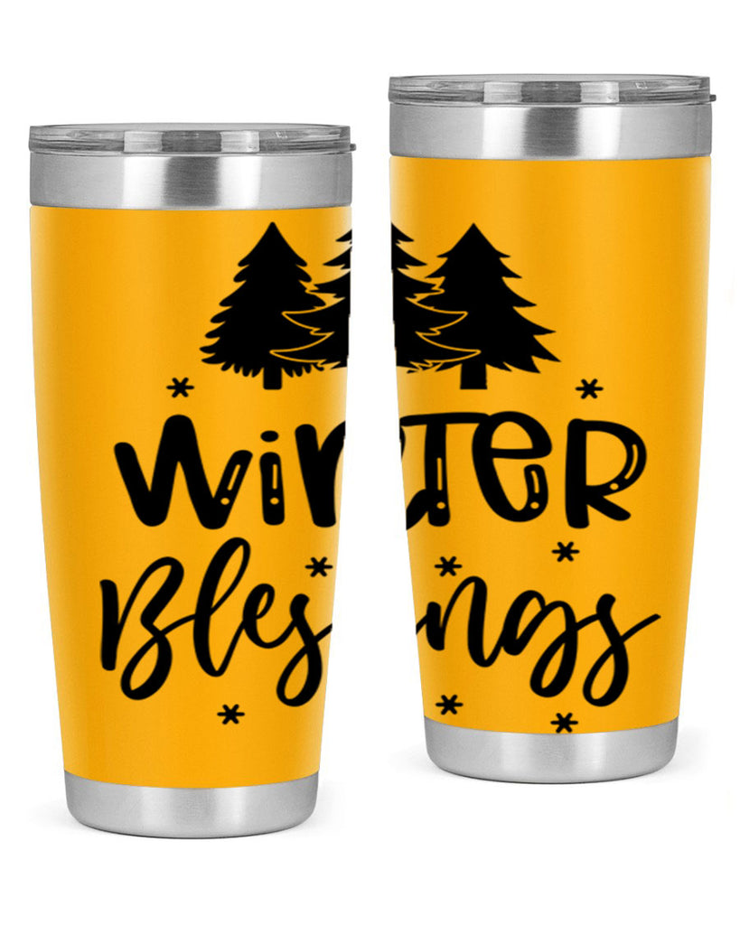 Winter Blessings 489#- winter- Tumbler