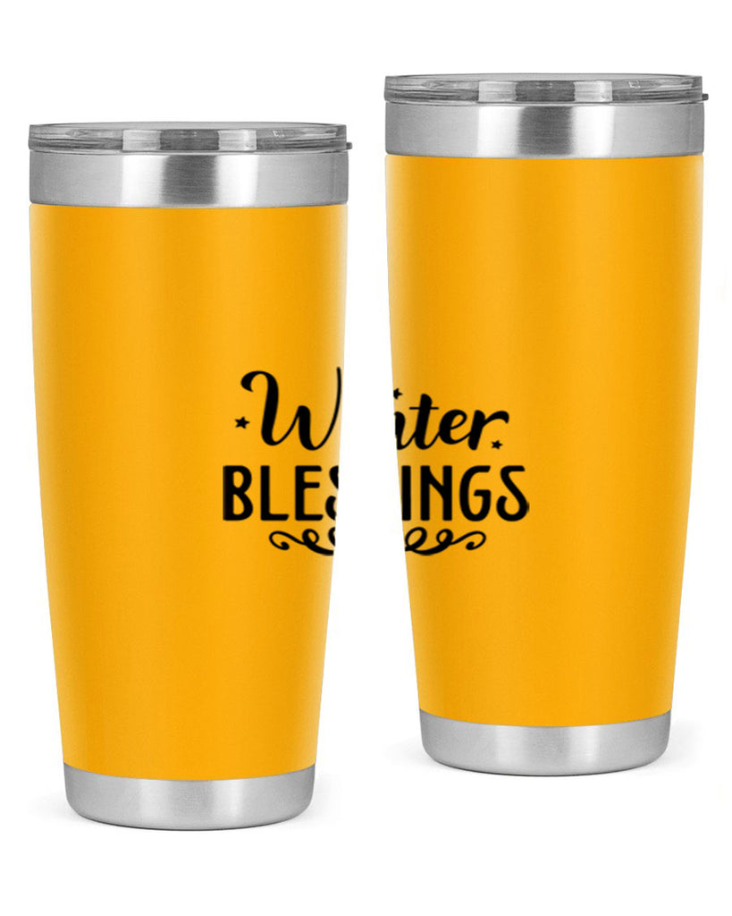 Winter Blessings 490#- winter- Tumbler