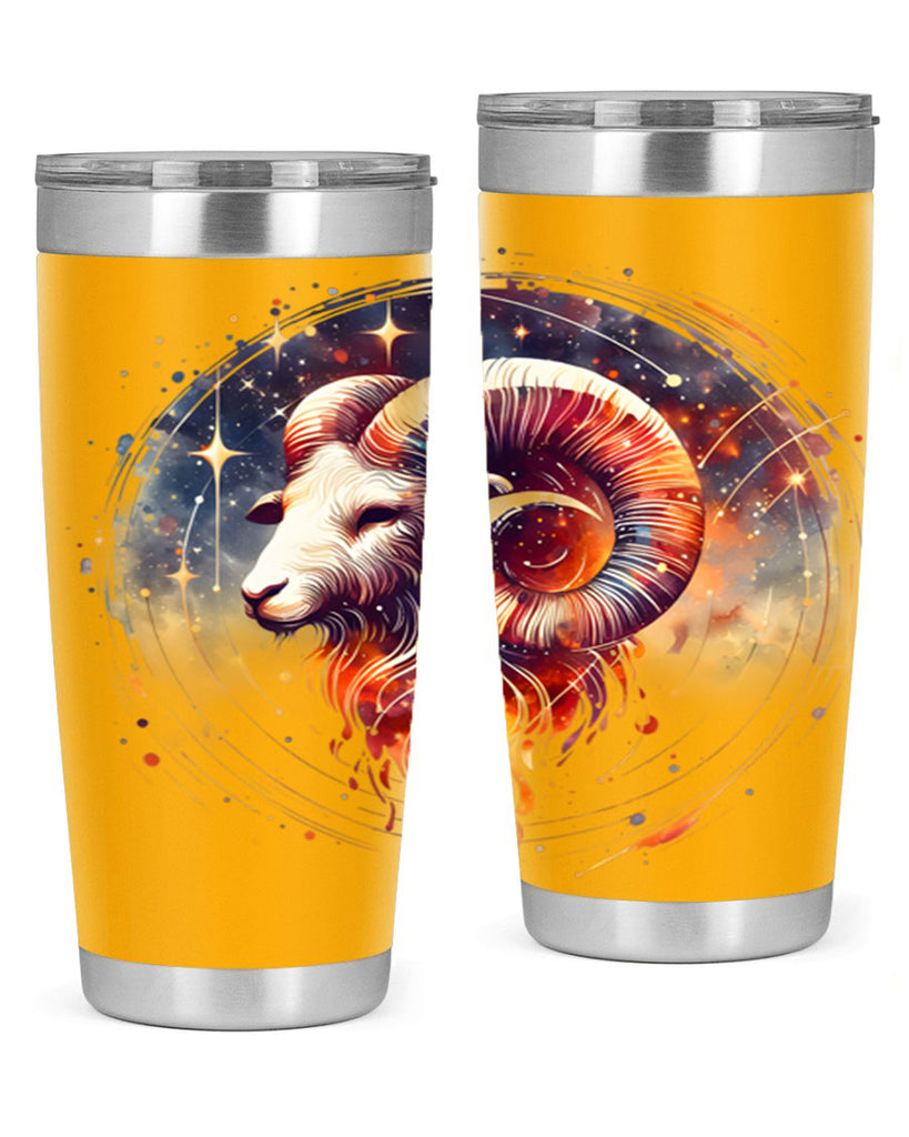 aries 125#- zodiac- Tumbler
