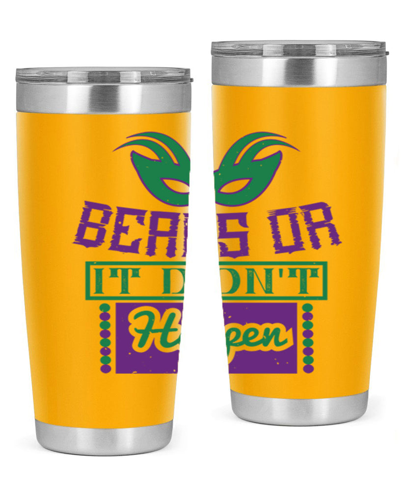 beads or it didnt happen 27#- mardi gras- Tumbler