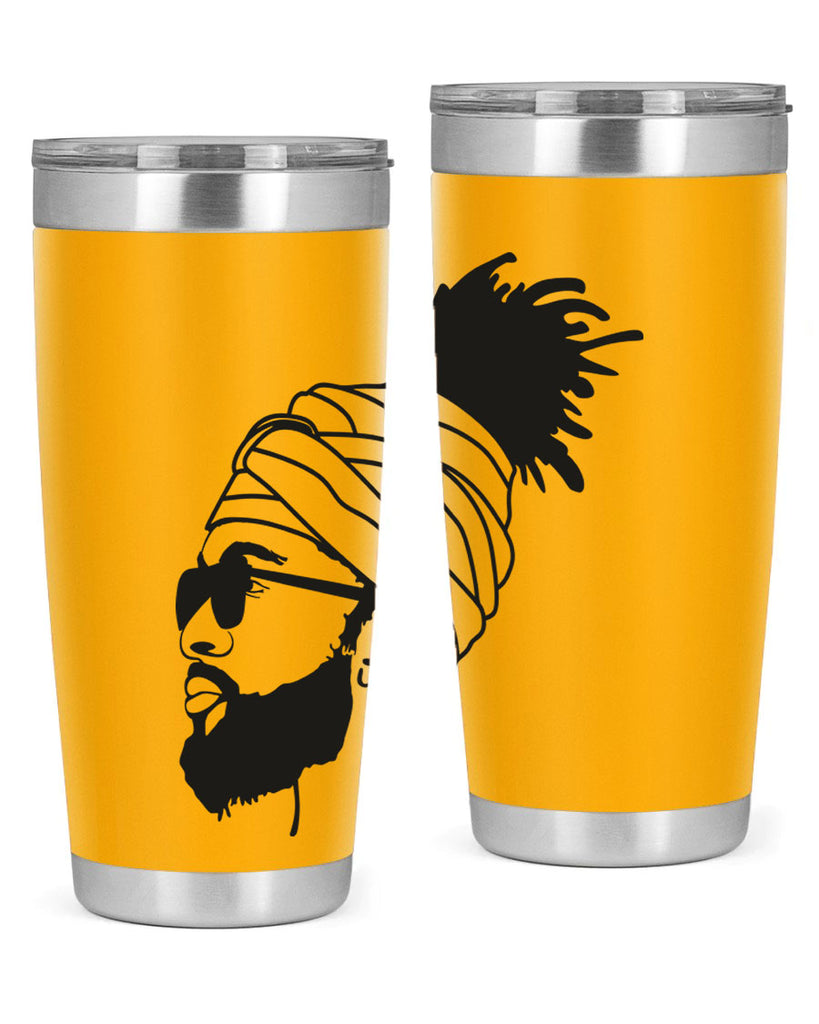 beardman 44#- black men - boys- tumbler
