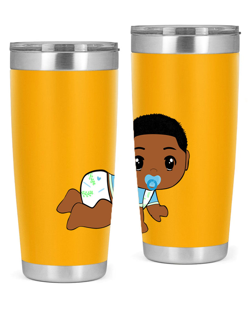 black baby boy 1#- black men - boys- tumbler