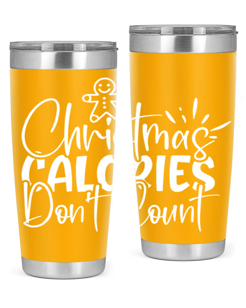 christmas calories dont count 45#- kitchen- Tumbler
