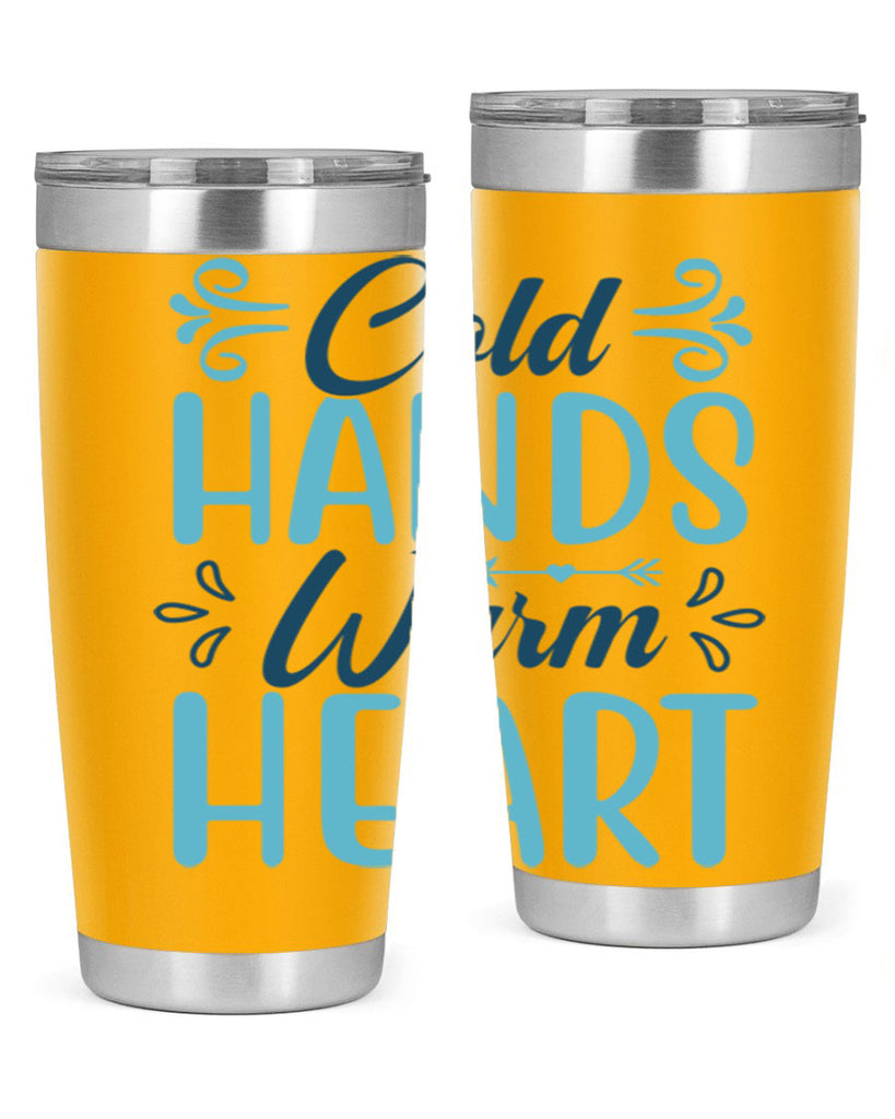 cold hands warm heart 50#- winter- Tumbler