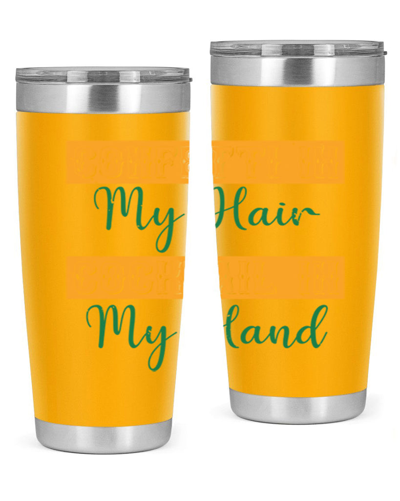 confetti in my hair cocktail in my hand 25#- mardi gras- Tumbler