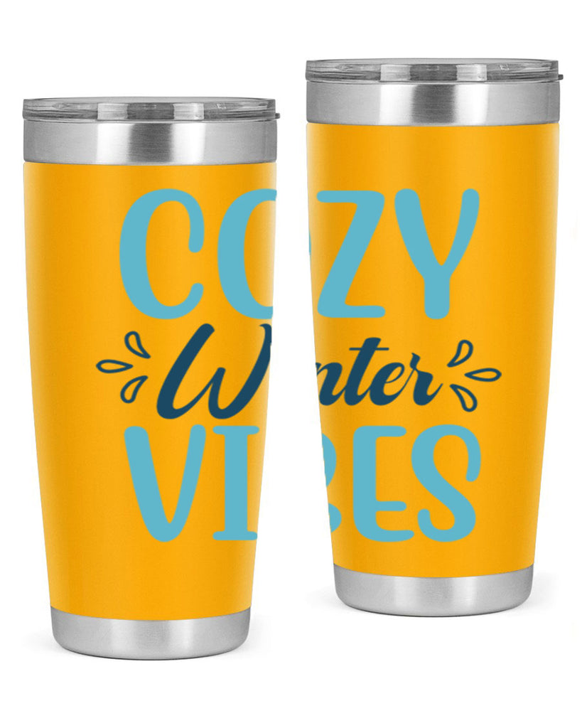 cozy winter vibes 65#- winter- Tumbler
