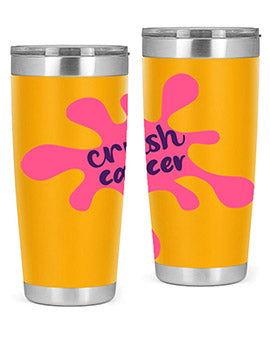 crush cancer Style 18#- breast cancer- Tumbler