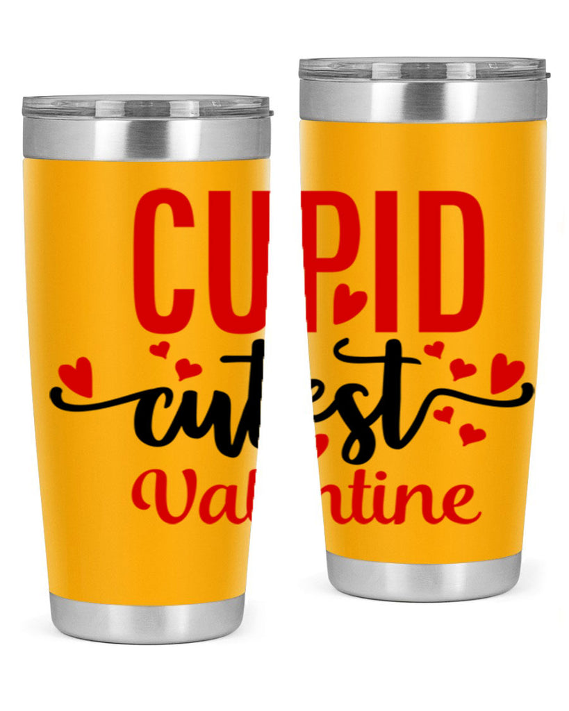 cupid cutest valentine 72#- valentines day- Tumbler