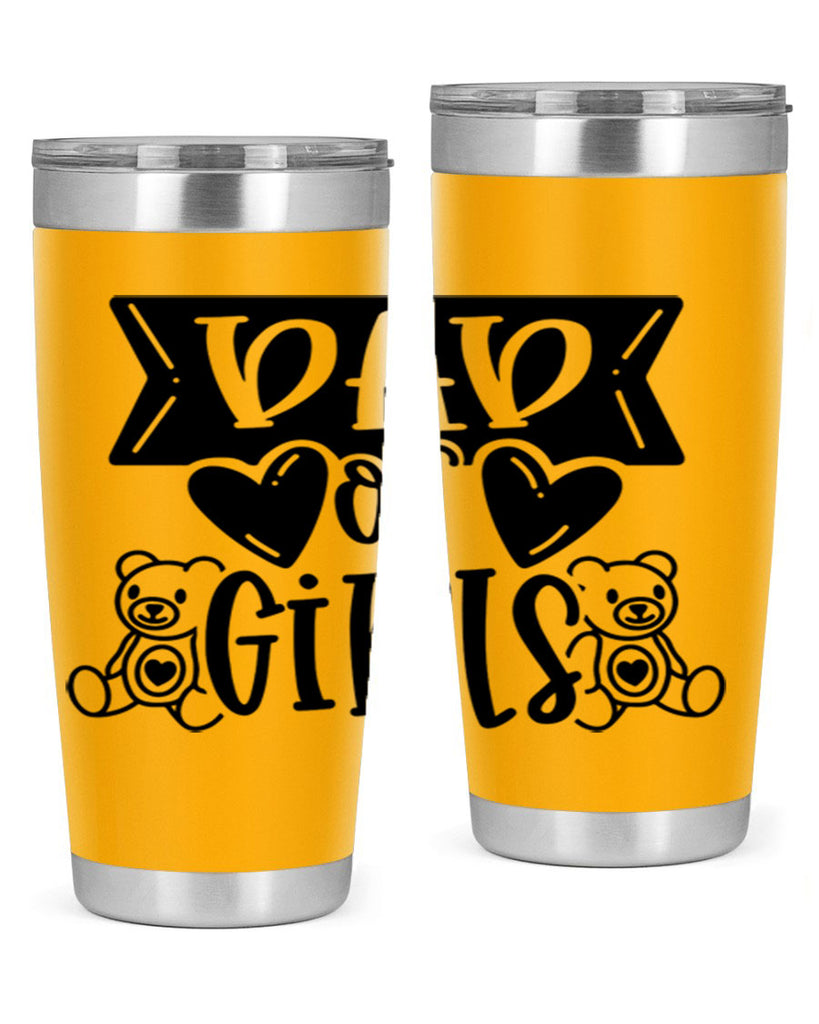 dad of girls 60#- fathers day- Tumbler