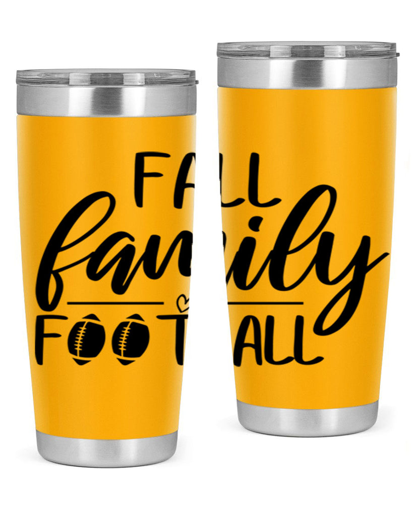 fall family football 100#- fall- Tumbler