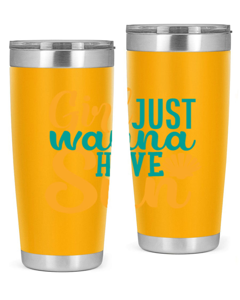 girls just wanna have sun Style 101#- summer- Tumbler