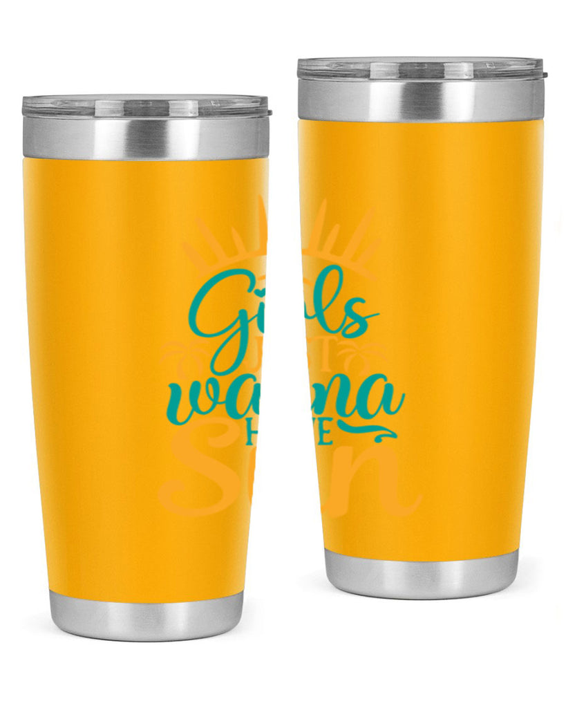 girls just wanna have sun Style 102#- summer- Tumbler