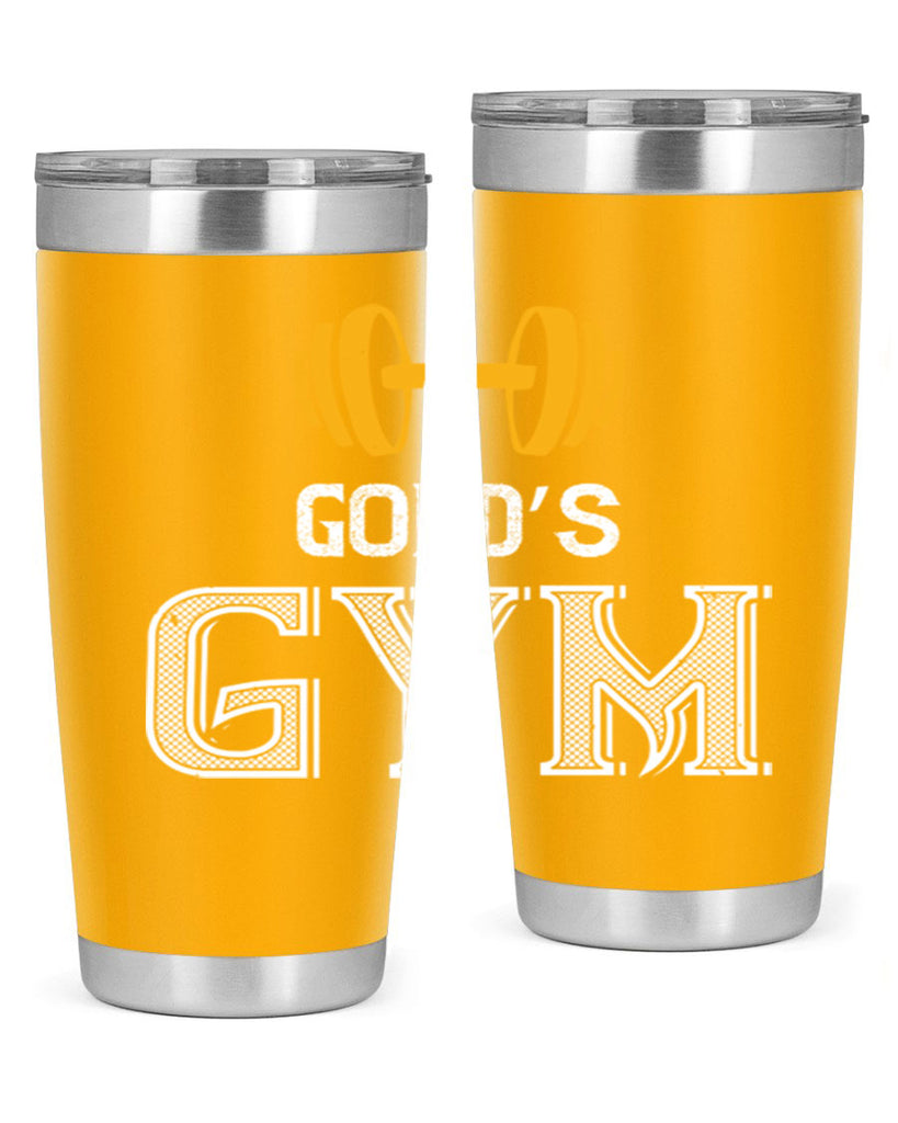 gold gym 101#- gym- Tumbler