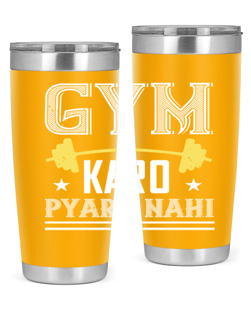 gym karo pare nahi 96#- gym- Tumbler