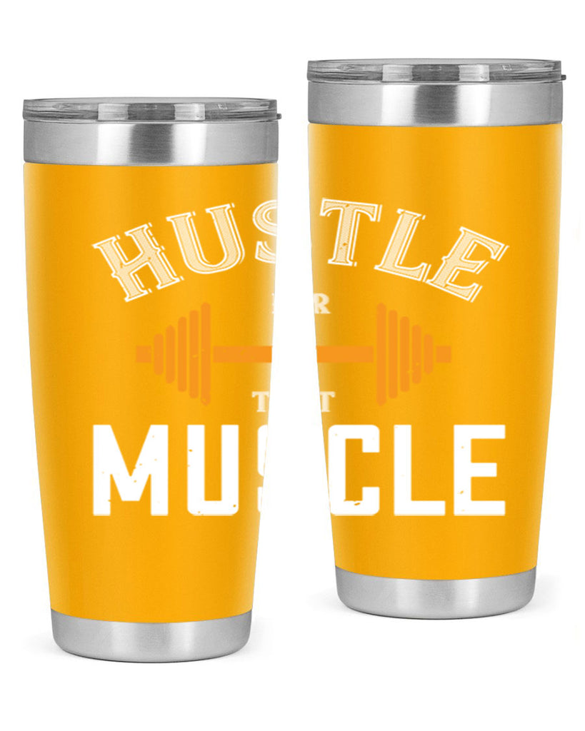hustel for that muscle 92#- gym- Tumbler