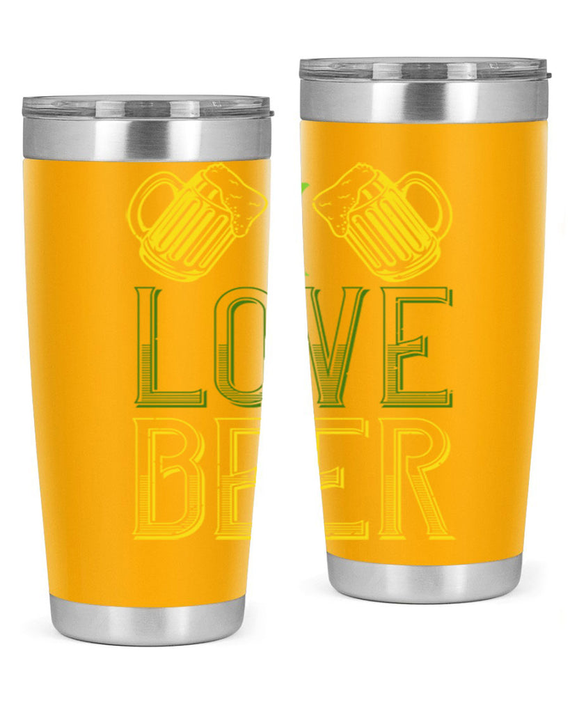 i love beer Style 134#- St Patricks Day- Tumbler