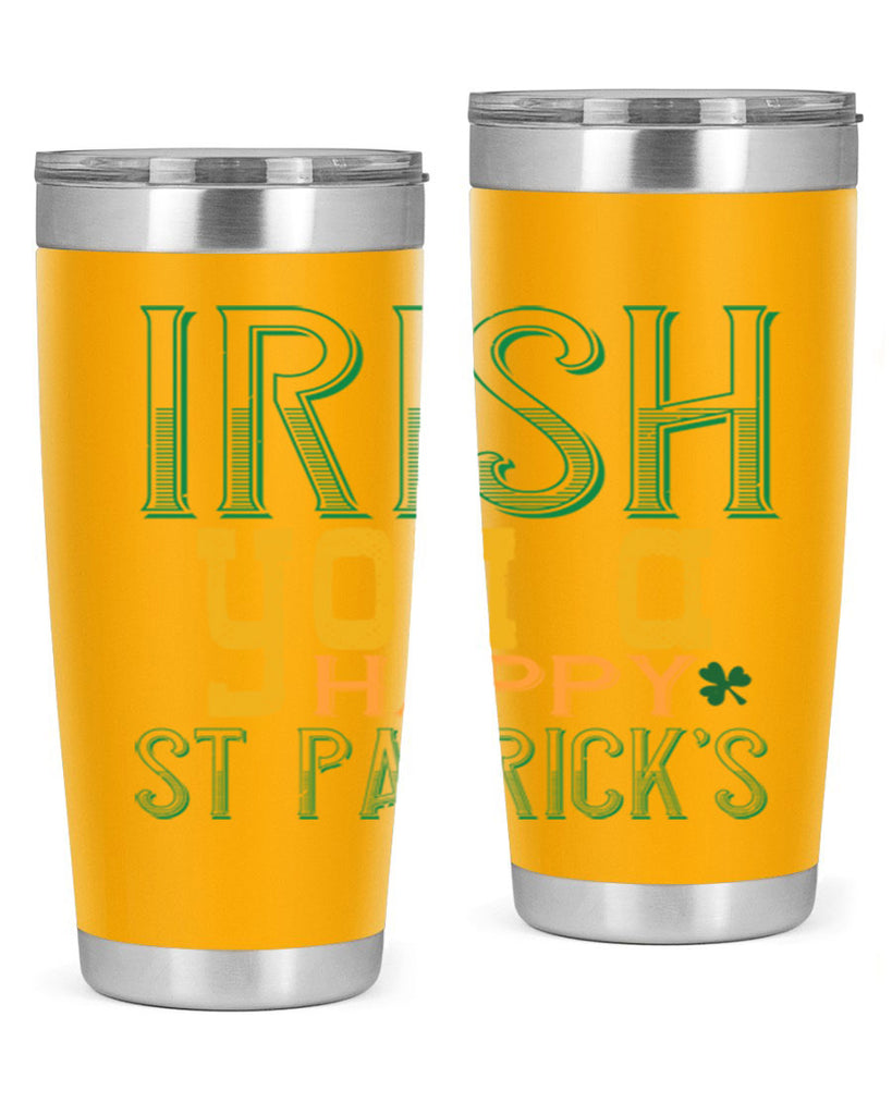 irish you a happy st patrick’s Style 132#- St Patricks Day- Tumbler