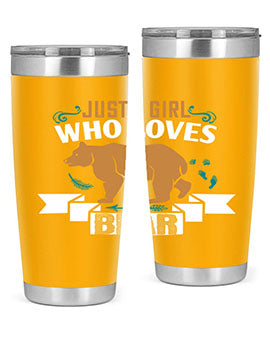 just a girl who loves bear 19#- Bears- Tumbler