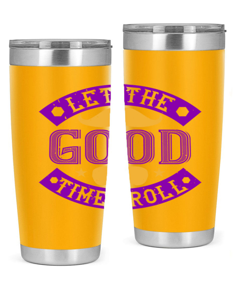 let the good times roll 52#- mardi gras- Tumbler