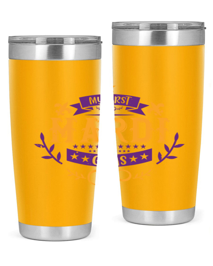 my first mardi gras 44#- mardi gras- Tumbler