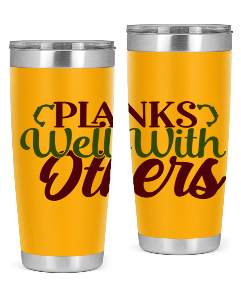 planks well with others 25#- gym- Tumbler