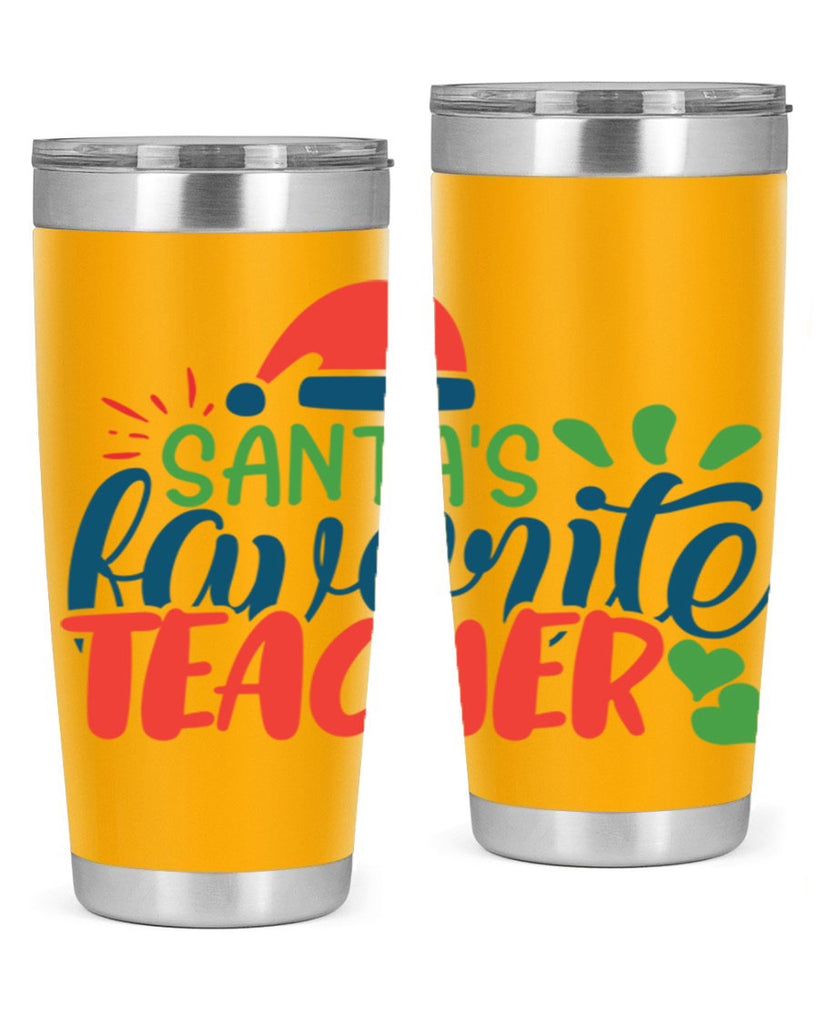 santas favorite teacher Style 151#- teacher- tumbler