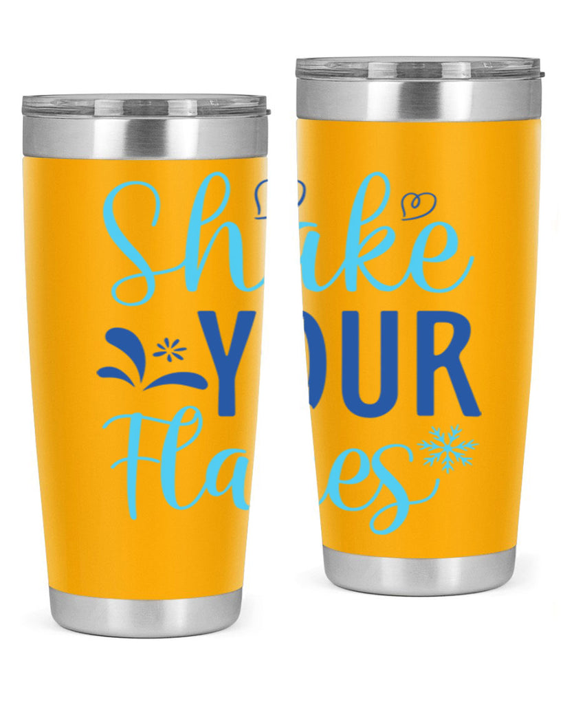 shake your flakes 359#- winter- Tumbler