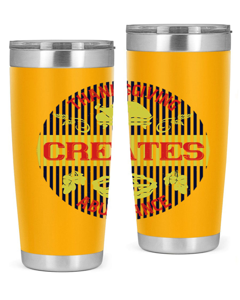 thanksgiving creates abundance 14#- thanksgiving- Tumbler