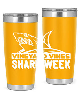 vineyard vines Shark Week Style 8#- shark  fish- Tumbler
