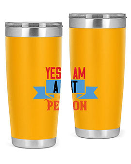 yes i am acat person Style 123#- cat- Tumbler
