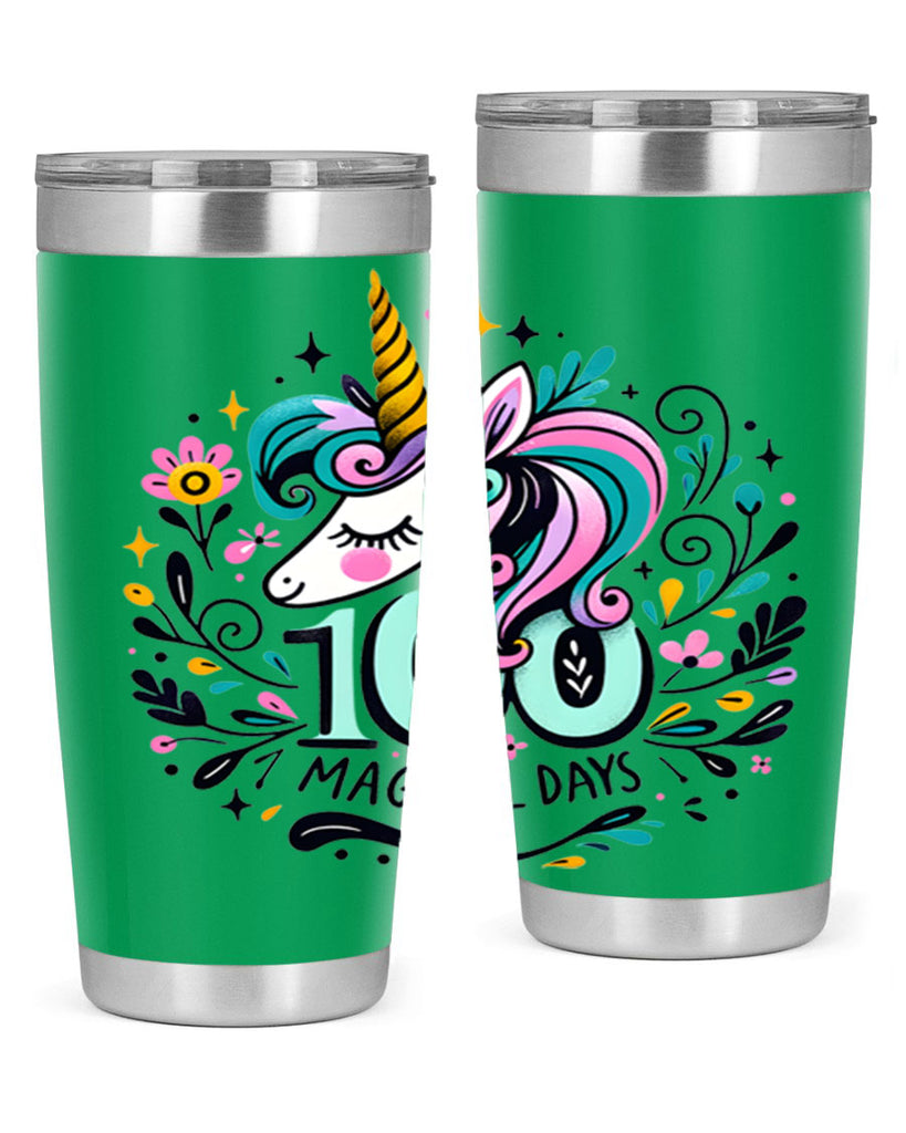 100 Day Magical Sublimation 27#- 100 days of school- Tumbler