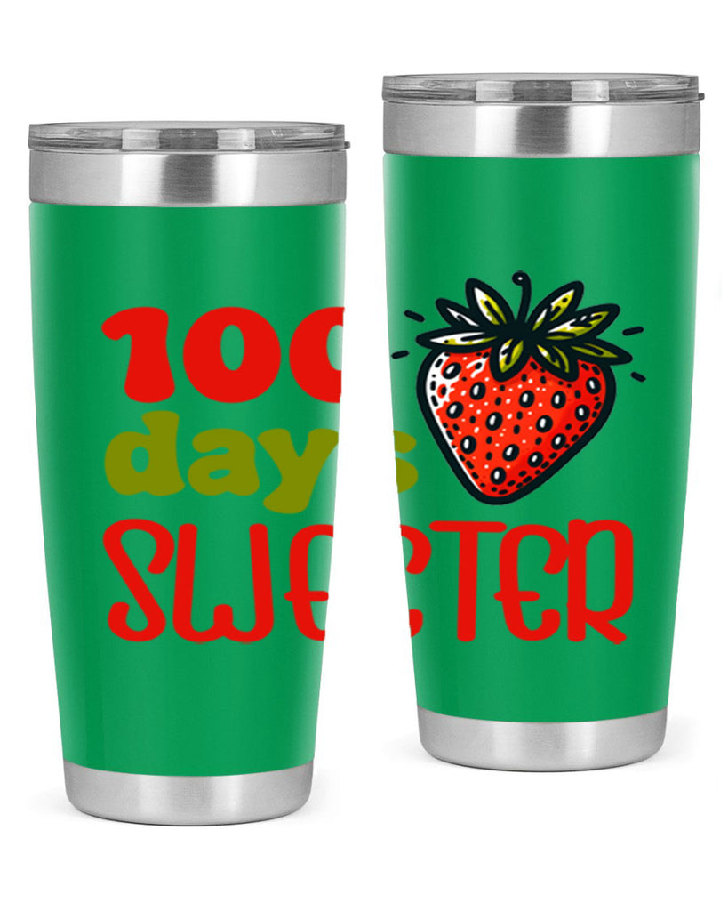 100 days sweeter Sublimation 34#- 100 days of school- Tumbler