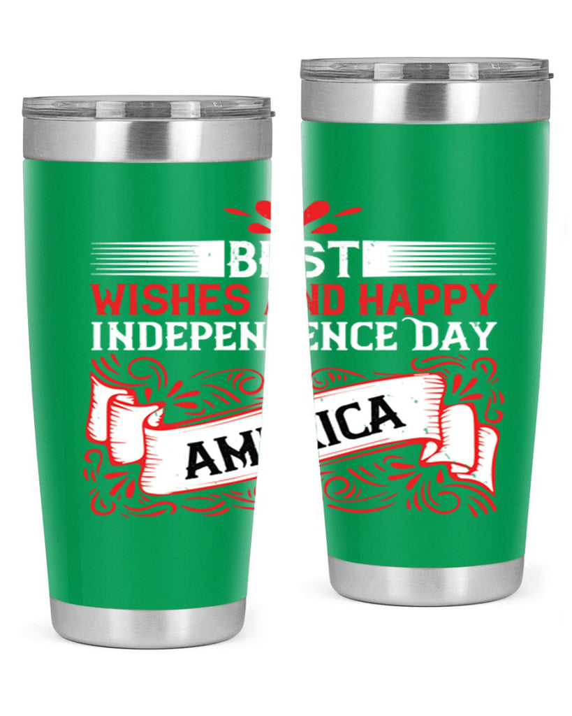 Best wishes and happy Independence Day america Style 86#- Fourt Of July- Tumbler