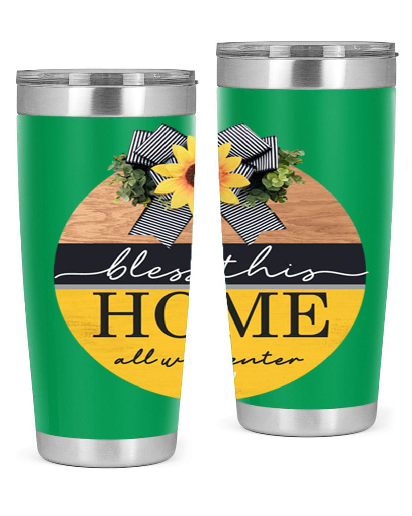 Bless this Home and all Mockup56#- spring- Tumbler