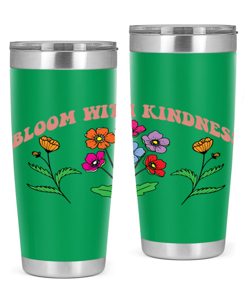 Bloom with Kindness  92#- spring- Tumbler