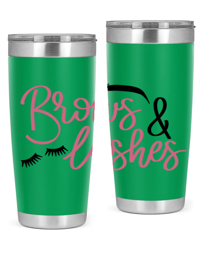 Brows Lashes Style 122#- make up- Tumbler