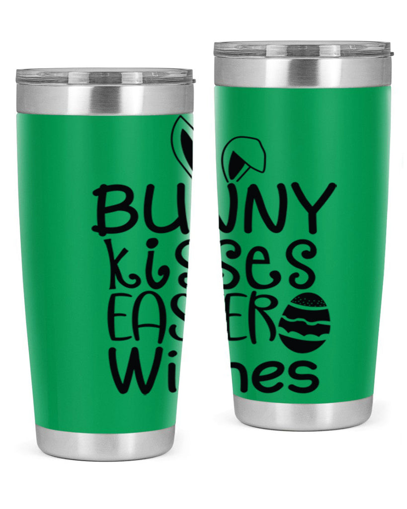 Bunny kisses easter wishes  94#- spring- Tumbler